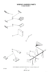 06 - Wiring Harness parts for Roper Dishwasher WU4400V1 from AppliancePartsPros.com