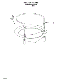 05 - Heater Parts parts for Roper Dishwasher RUD8050SD0 from AppliancePartsPros.com