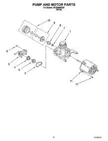 05 - Pump And Motor Parts parts for Roper Dishwasher RUD4000SQ0 from AppliancePartsPros.com