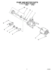 05 - Pump And Motor Parts parts for Roper Dishwasher RUD5000KQ1 from AppliancePartsPros.com