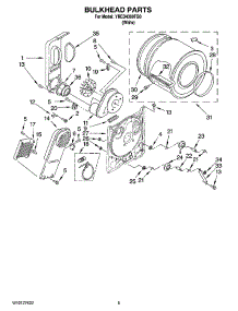 03 - Bulkhead Parts, Optional Parts (Not Included) parts for Roper Dryer YRED4300TQ0 from AppliancePartsPros.com