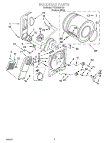 03 - Bulkhead Parts, Optional Parts (Not Included) parts for Roper Dryer YREX4634KQ0 from AppliancePartsPros.com
