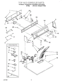 02 - Section parts for Roper Dryer RES7648EQ2 from AppliancePartsPros.com