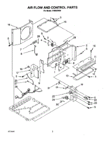 02 - Air Flow And Control parts for Roper Air Conditioner X10002W04 from AppliancePartsPros.com