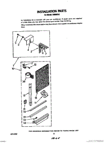 06 - Installation parts for Roper Air Conditioner X05002V0 from AppliancePartsPros.com