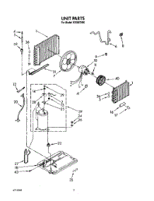 02 - Unit, Lit / Optional parts for Roper Air Conditioner X05002X00 from AppliancePartsPros.com
