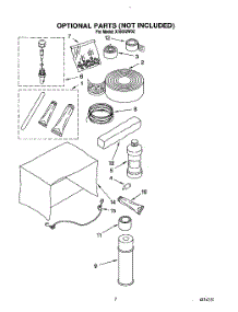 05 - Optional parts for Roper Air Conditioner X10002W02 from AppliancePartsPros.com