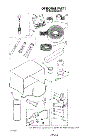 06 - Lit / Optional parts for Roper Air Conditioner X07502V0 from AppliancePartsPros.com