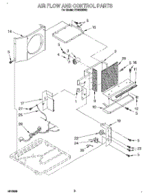 02 - Air Flow And Control parts for Roper Air Conditioner X10002D00 from AppliancePartsPros.com