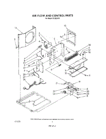 03 - Air Flow And Control parts for Roper Air Conditioner X12002V01 from AppliancePartsPros.com