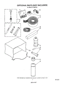 05 - Lit / Optional parts for Roper Air Conditioner X12002V01 from AppliancePartsPros.com