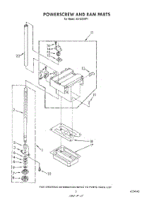 03 - Powerscrew And Ram parts for Roper Compactor KU1550VP1 from AppliancePartsPros.com