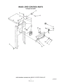 05 - Panel And Control parts for Roper Compactor KU1550VP1 from AppliancePartsPros.com