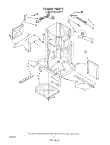 02 - Frame parts for Roper Compactor KU1550VP0 from AppliancePartsPros.com