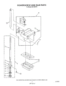 03 - Powerscrew And Ram parts for Roper Compactor KU1550VP0 from AppliancePartsPros.com