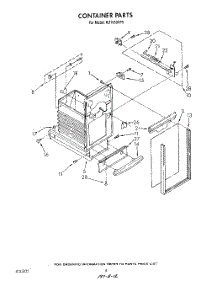 04 - Container parts for Roper Compactor KU1550VP0 from AppliancePartsPros.com