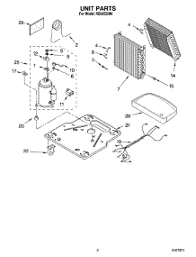 02 - Unit Parts parts for Roper Dehumidifier RD50CBM4 from AppliancePartsPros.com