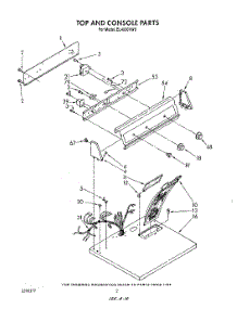 02 - Section parts for Roper Dryer EL4030VW0 from AppliancePartsPros.com