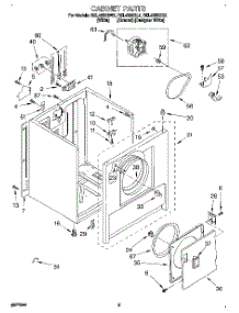 02 - Section parts for Roper Dryer REL4632BQ2 from AppliancePartsPros.com