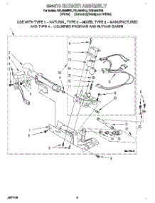 03 - 694670 Burner Assembly parts for Roper Dryer RGL4632BL0 from AppliancePartsPros.com