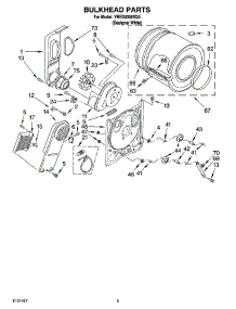 03 - Bulkhead Parts, Optional Parts (Not Included) parts for Roper Dryer YRED4300SQ0 from AppliancePartsPros.com