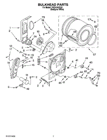 04 - Bulkhead Parts, Optional Parts (Not Included) parts for Roper Dryer RGD4340SQ0 from AppliancePartsPros.com