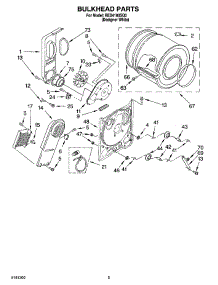 03 - Bulkhead Parts, Optional Parts (Not Included) parts for Roper Dryer RED4100SQ0 from AppliancePartsPros.com
