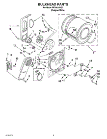 03 - Bulkhead Parts, Optional Parts (Not Included) parts for Roper Dryer REX5634RQ0 from AppliancePartsPros.com