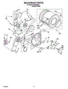 03 - Bulkhead Parts, Optional Parts (Not Included) parts for Roper Dryer REX5634PQ1 from AppliancePartsPros.com
