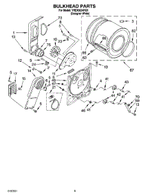 03 - Bulkhead Parts, Optional Parts (Not Included) parts for Roper Dryer YREX6634RQ1 from AppliancePartsPros.com