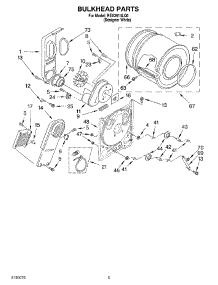 03 - Bulkhead Parts parts for Roper Dryer REX2614LQ0 from AppliancePartsPros.com