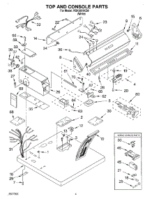 03 - Top And Console parts for Roper Dryer RGK2951KQ0 from AppliancePartsPros.com