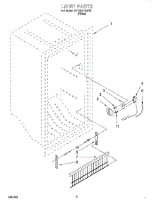02 - Liner, Lit / Optional parts for Roper Freezer RV15EFREW00 from AppliancePartsPros.com
