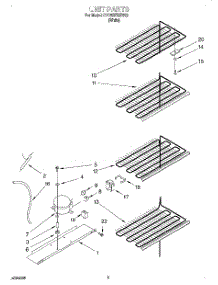 03 - Unit parts for Roper Freezer RV15EFREW02 from AppliancePartsPros.com