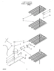 03 - Unit parts for Roper Freezer RV15EFREW01 from AppliancePartsPros.com