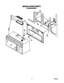 Installation parts for Roper Microwave MHE10RX0 from AppliancePartsPros.com