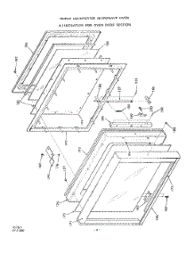 06 - Oven Door parts for Roper Microwave 2961010 from AppliancePartsPros.com