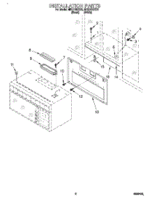02 - Installation parts for Roper Microwave MHE10RXQ0 from AppliancePartsPros.com