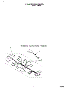 05 - Wiring Harness, Lit / Optional parts for Roper Microwave MHE10RXQ0 from AppliancePartsPros.com