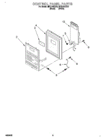 06 - Control Panel parts for Roper Microwave MHE10RXQ0 from AppliancePartsPros.com