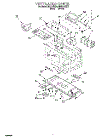 08 - Ventilation parts for Roper Microwave MHE10RXQ0 from AppliancePartsPros.com