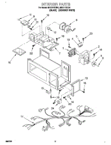 05 - Interior, Lit / Optional parts for Roper Microwave MHE11RDQ4 from AppliancePartsPros.com