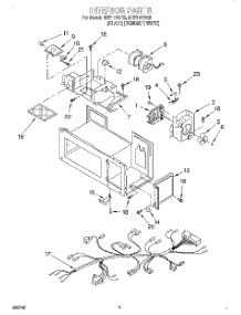 05 - Interior, Lit / Optional parts for Roper Microwave MHE11RDB5 from AppliancePartsPros.com