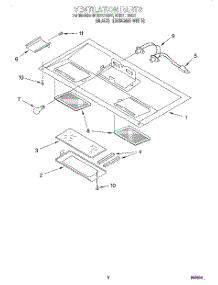 07 - Ventilation parts for Roper Microwave MHE11REQ1 from AppliancePartsPros.com