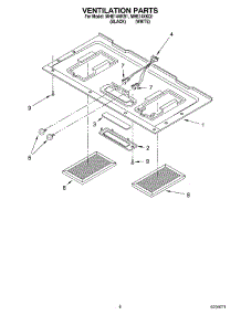 07 - Ventilation Parts parts for Roper Microwave MHE14XKB1 from AppliancePartsPros.com