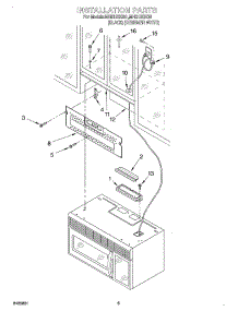 08 - Installation parts for Roper Microwave MHE13XKB0 from AppliancePartsPros.com