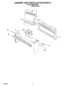 06 - Cabinet And Installation Parts parts for Roper Microwave MHE14XMD2 from AppliancePartsPros.com