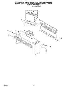 06 - Cabinet And Installation Parts parts for Roper Microwave MHE14XMD1 from AppliancePartsPros.com