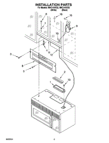 08 - Installation Parts parts for Roper Microwave MHE14XKB2 from AppliancePartsPros.com