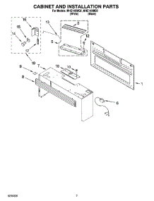 06 - Cabinet And Installation Parts parts for Roper Microwave MHE14XMQ2 from AppliancePartsPros.com